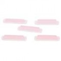 Rolha de silicone anti-pó Dock Plug para iPhone 3 G/3GS/4 G/iPad - Rosa (pacote de 5)