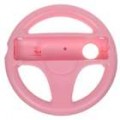Plástico Racing Wheel Controlador para Wii (rosa)