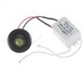 1W 100-Lumen 7000K luz LED com LED Driver (96 ~ 265V)