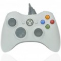 Controlador de jogo com fio para XBox - cinza + branco (270 CM-cabo)