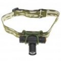 Alta potência Ultra brilhante Cree Q3 modo 3 110-lúmen LED farol com Pouch Camouflage (1 * AA/1 * 14500)