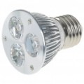 E27 3W 260-lúmen 3200K 3-LED quente branco luz lâmpada (85 ~ 265V)