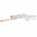 Plástico Motion Plus função Shot Gun para Wii Remote e Nunchuck - branco