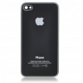 Substituição emaranhado bateria volta cobrir para Apple iPhone 4 - preto