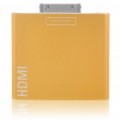 Adaptador HDMI para iPad/iPhone 4 - dourada