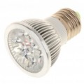 E27 4W 6500K 360-lúmen 4-LED branco lâmpada (85 ~ 265V)