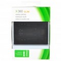 Interno disco rígido unidade de disco case para Xbox 360 Slim - translúcido preto
