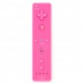Remoto controlador interno Motionplus com capa de Silicone + alça para Wii - Pink (2 x AA)