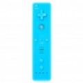 Remoto controlador interno Motionplus com capa de Silicone + alça para Wii - azul (2 x AA)