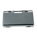 2-em-1 capa de silicone preto forrado Crystal Case para NDS Lite