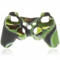 Camuflagem padrão Silicone caso protetor para PS2 e PS3 Controlador