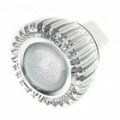 1-LED 3W/1W alumínio lâmpada acessórios Shell - prata