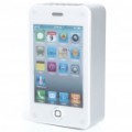 IPhone exclusivo estilo USB recarregável Mini Air Conditioner - branco