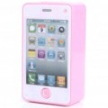 IPhone exclusivo estilo USB recarregável Mini Air Conditioner - Pink