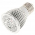 E27 5W 6500K 450-Lumen 5-LED branco lâmpada (AC 85 ~ 265V)