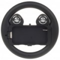Jogo de volante recarregável com alto-falante para iPhone 4 - preto