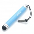 Rocha retrátil Capacitiva Touch Screen Stylus Pen com anti-pó Plug - azul