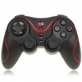Recarregável DualShock Bluetooth sem fios SIXAXIS Controlador para PS3 (preto + vermelho)