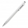 2-em-1 caneta de tela sensível ao toque capacitivo c / bola ponto caneta - prata