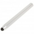 Criativo Aluminum Alloy hexágono lápis estilo tela de toque capacitiva Stylus - prata