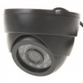 1/4 CMOS 300KP vigilância segurança câmera filmadora c / 24-LED IR Night Vision - preto