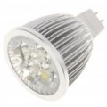 MR16 5W 6500K 500-Lumen 5-LED branco lâmpada (DC 12V)