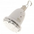 B22 0.8 com 6500K 120LM 2-modo 21-LED branco lâmpada c / controlador de gancho & remoto destacável (80 ~ 220V)