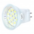 MR11 1W 6500K 100-Lumen 14 x 3528 SMD LED branco lâmpada (220V)