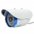 Câmera de vigilância segurança IR resistente à água com 48-LED Night Vision - branco + azul (lente de 8 mm)