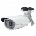 Câmera de vigilância segurança IR resistente à água com 42-LED Night Vision - branco (lente de 8 mm)