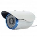 Câmera de vigilância segurança IR resistente à água com 36-LED Night Vision - branco + azul (lente de 8 mm)