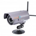 300KP Wireless Wifi/WLAN rede vigilância IP Camera com / 36-LED Night Vision - roxo (DC 12V)