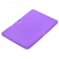 Ultra-Thin caso protetor de costas de Silicone para Samsung Galaxy Tab 10.1 - roxo