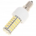 E14 6W 3500K 410-lúmen 102-3528 SMD LED quente branco lâmpada (AC 85 ~ 265V)