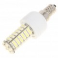 E14 6W 6500K 410-lúmen 102-3528 SMD LED branco lâmpada (AC 85 ~ 265V)