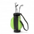 Criativo Golf Bag esferográfica Set - verde + prata