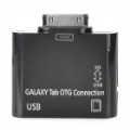 Kit de conexão OTG + leitor de cartão SD para Samsung P7510/P7500/P7300 - preto