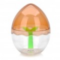 Criativo ovo estilo Eggbeater contêiner - transparente + marrom + verde