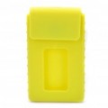 Elegante Cardcase de Silicone para cartão de visita - amarelo