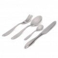 CT035 Conjunto de Dinnerware de comida ocidental - prata (4 peças)