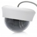 Câmera do ID de vigilância de rede P2P 300KP CMOS c / 22-LED IR Night Vision - preto + branco