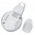 Ronda em forma de frutas & vegetais Slicer Shredder Chopper cozinha Gadget - branco