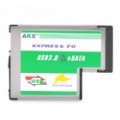 Express para USB 3.0 pente & eSATA adaptador de placa de expansão do 54 MM para Notebook (Max 5.0 Gpbs)