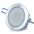 8.8W 7-LED 470LM 6000-7000K teto branco luz lâmpada - prata (100-240V)