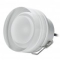 1.8W 1-LED 110LM 6000-7000K teto branco luz lâmpada - branco prata + transparente (100-240V)