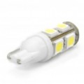 T10 1W 60-80LM 6000-6500K 9-LED branco luz lâmpada