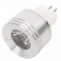 Lâmpada de luz de LED branco (DC 12V) MR16 1W 6500K 90-lúmen
