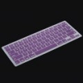 Capa de teclado de Silicone protetora para Apple Macbook Pro / ar - roxo