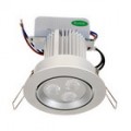 3-LED 9W teto lâmpada com Driver (100V ~ 240V AC)