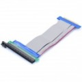 PCI Express PCI-E 8 X 16 X Ribbon Riser Card extensor cabo (15,5 cm)